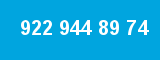 922 944 89 74 922 944 89 74